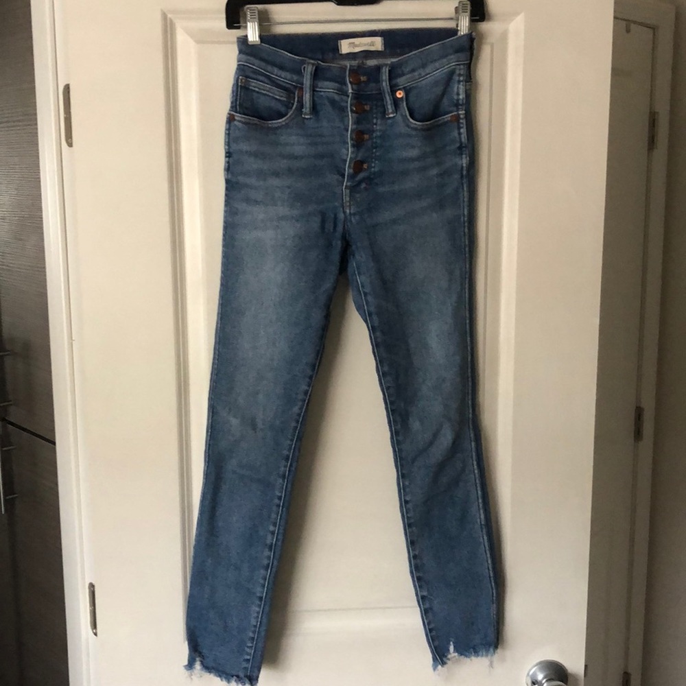 Madewell 10” High rise skinny Jean size 24